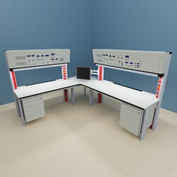 Arbeitsplätze für Elektronik-Labors