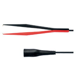 Kelvin Messleitung mit Pinzette und BNC-Stecker