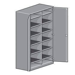 Schrank mit Nutmatten