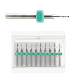 End Mill 1/8 Zoll, L=38mm, Distanzring hellgrün (10er Pack)